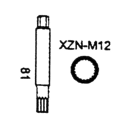 Klucz do amortyzatorów SPLINE M12 AN050011-81