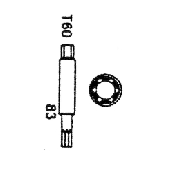 Klucz do amortyzatorów TORX T60 AN050011-83