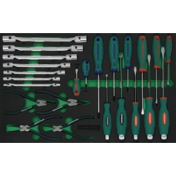 Zestaw 24szt. narzędzi we wkładce EVA D71124SV Jonnesway