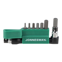 Zestaw bitów 1/4'' ampulowych L=30mm z uchwytem S08H2H8S Jonnesway